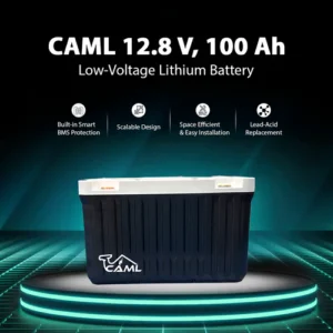 CAML 12.8 V 100 Ah, 1.28 kWh LiFePO4 – Lithium Battery